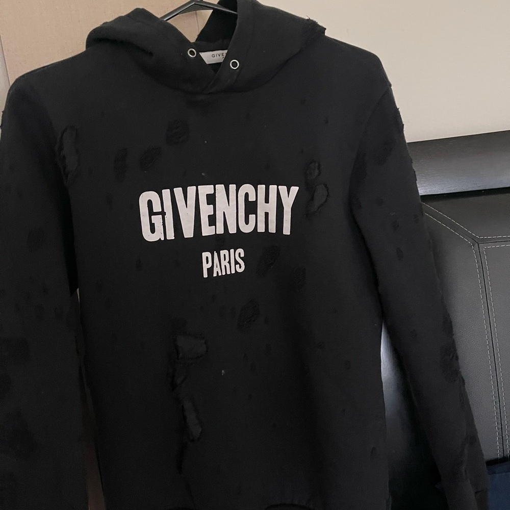 Givenchy destroyed hoodie